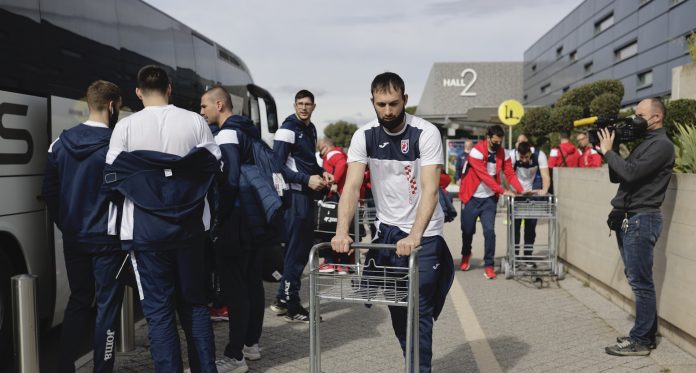Arriving Team Croatia in Hotel and Covid-19 testing - 11.09.2021